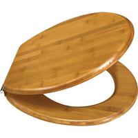 WC-SITZ BAMBOO - Braun, KONVENTIONELL, Holz (42.5/36/1.7cm) - Spirella
