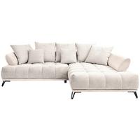 ECKSOFA LARGO N Beige S: 262x184 cm - Beige/Schwarz, MODERN, Textil (262/184cm) - MID.YOU