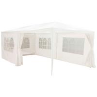 Pavillon Gazebo & Sidewalls 2.5x6x3mtr - Weiß, Basics, Kunststoff/Metall (600/300/250cm)