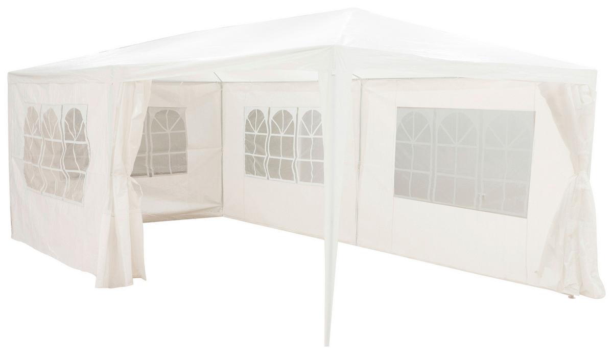 Pavillon Gazebo & Sidewalls 2.5x6x3mtr - Weiß, Basics, Kunststoff/Metall (600/300/250cm)