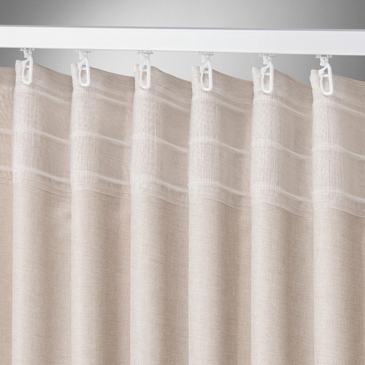 HOTOVÝ ZÁVĚS ULRICH 175CM - pískové barvy, Moderní, textil (135/175cm) - Modern Living