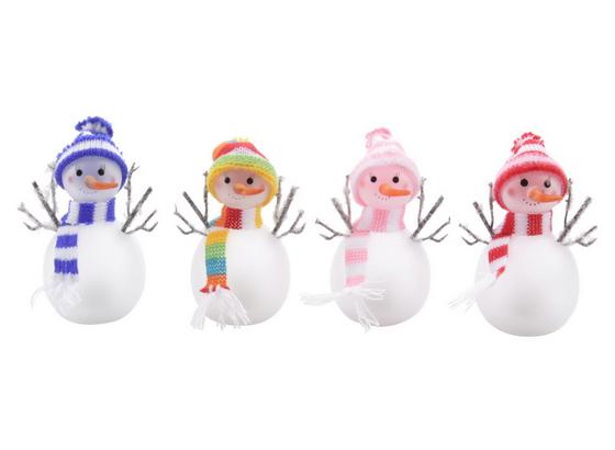 LED-Dekoleuchte Snowy - Blau/Rot, ROMANTIK / LANDHAUS, Glas (8,5/11cm) - James Wood LED-Dekoleuchte Snowy - Blau/Rot, ROMANTIK / LANDHAUS, Glas (8,5/11cm) - James Wood