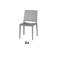 Stapelstuhl T20081 - Grau, Basics, Kunststoff (57/80/56cm) - Siena Garden