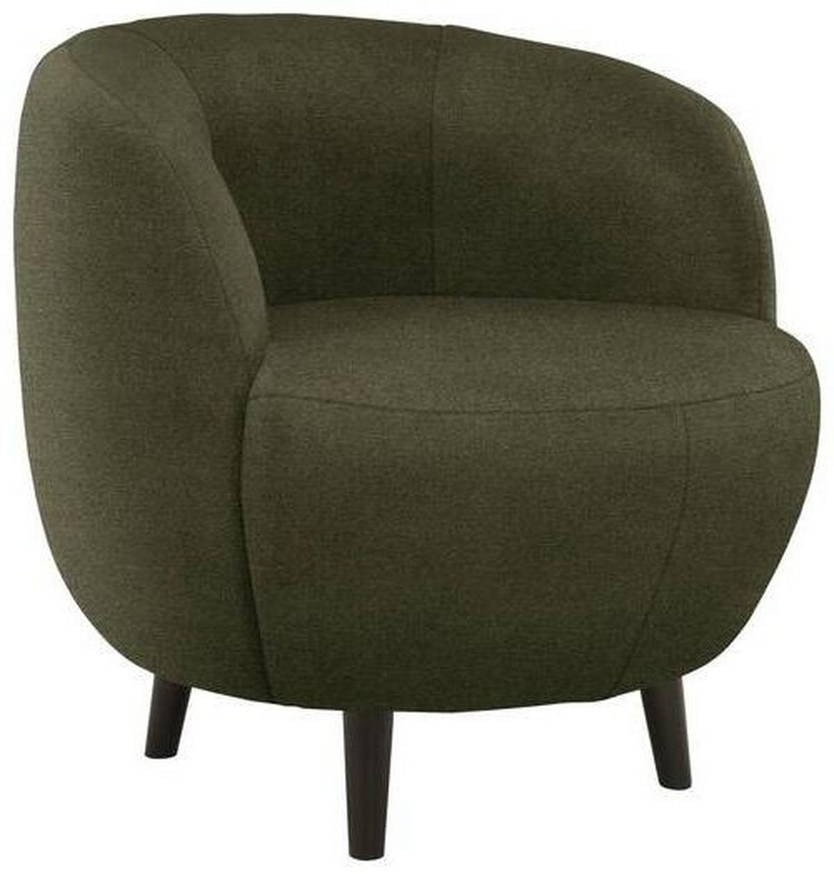 Sessel Looks Xiv - Schwarz/Grün, Design, Textil (72/72/76cm) - LOOKS by W.Joop
