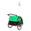 Kinderfahrradanhänger Kfa 1000 - Schwarz/Grün, MODERN, Kunststoff/Metall (137/77/103cm) Kinderfahrradanhänger Kfa 1000 - Schwarz/Grün, MODERN, Kunststoff/Metall (137/77/103cm)