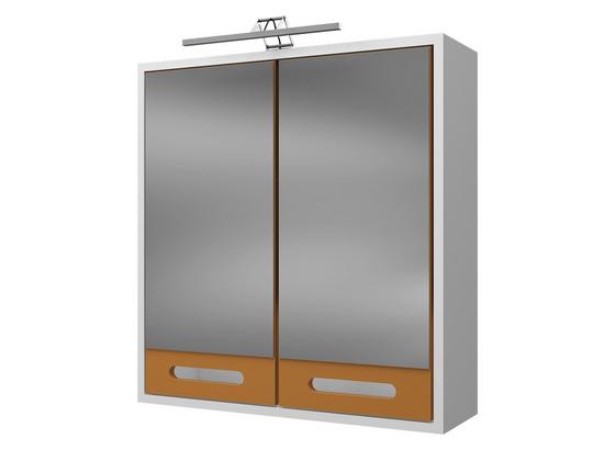 Spiegelschrank Malmö 60cm Weiß/curry - Currygelb/Weiß, Basics, Holzwerkstoff (60/64/20cm) Spiegelschrank Malmö 60cm Weiß/curry - Currygelb/Weiß, Basics, Holzwerkstoff (60/64/20cm)