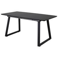 Esstisch Inca - Schwarz, Design, Holz/Holzwerkstoff (160-200/85/75cm) - Livetastic