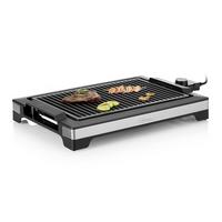 Tischgrill Tristar 2000 W Antihaftbeschichtet - Schwarz/Alufarben, Basics, Kunststoff/Metall (37/25/12cm)