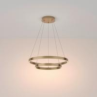 Pendelleuchte Rim - Messingfarben, Trend, Metall (60/100/60cm) - MAYTONI