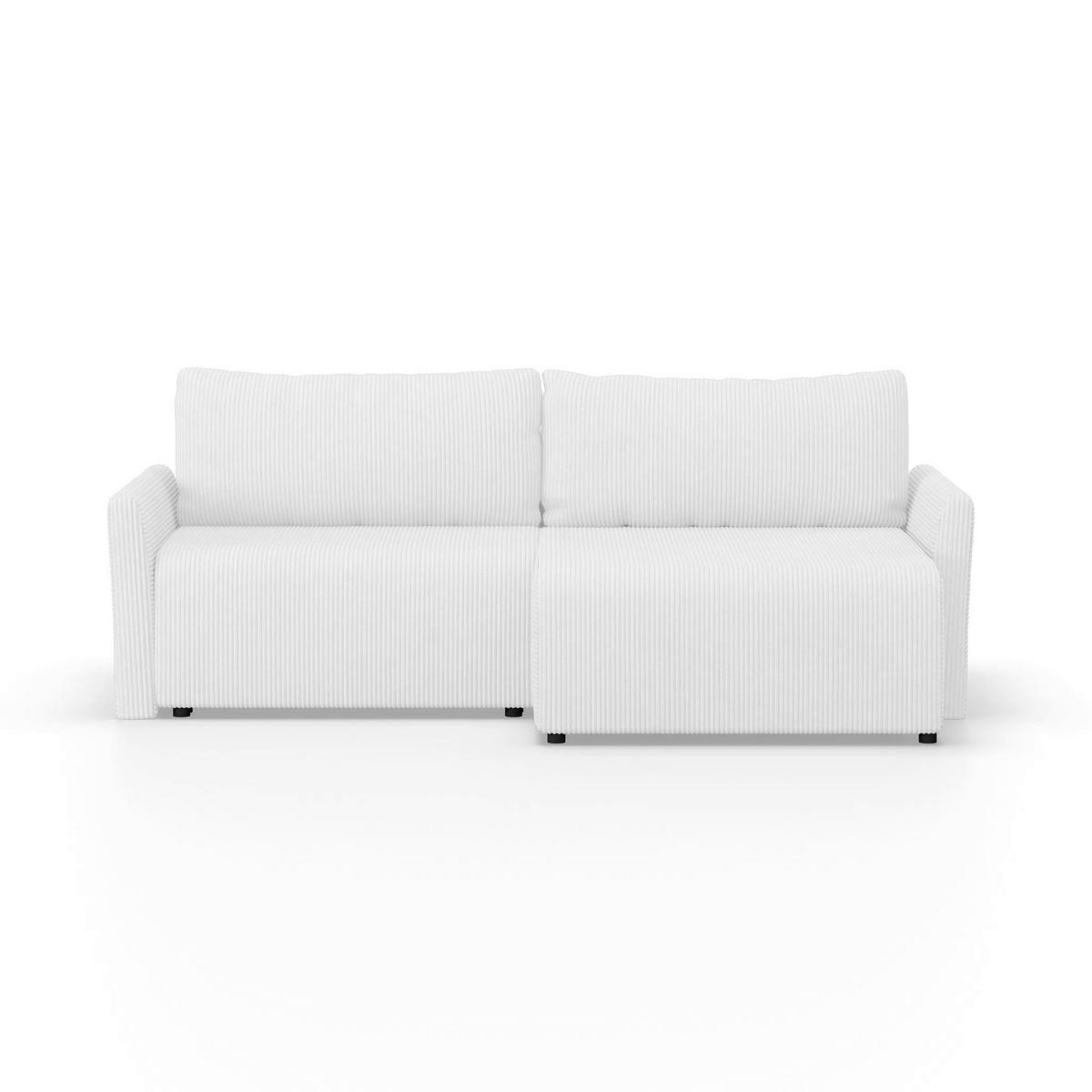 Ecksofa Mit Schlaffunktion Sonos, Beige 228x146 Cm - Ecru/Beige, MODERN, Textil (228/146cm)