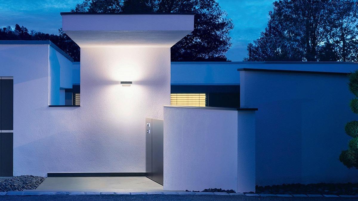 Außenwandleuchte Außenleuchte L 810 Sc - Anthrazit, Basics, Kunststoff/Metall (14,5/23/9,1cm) - Steinel