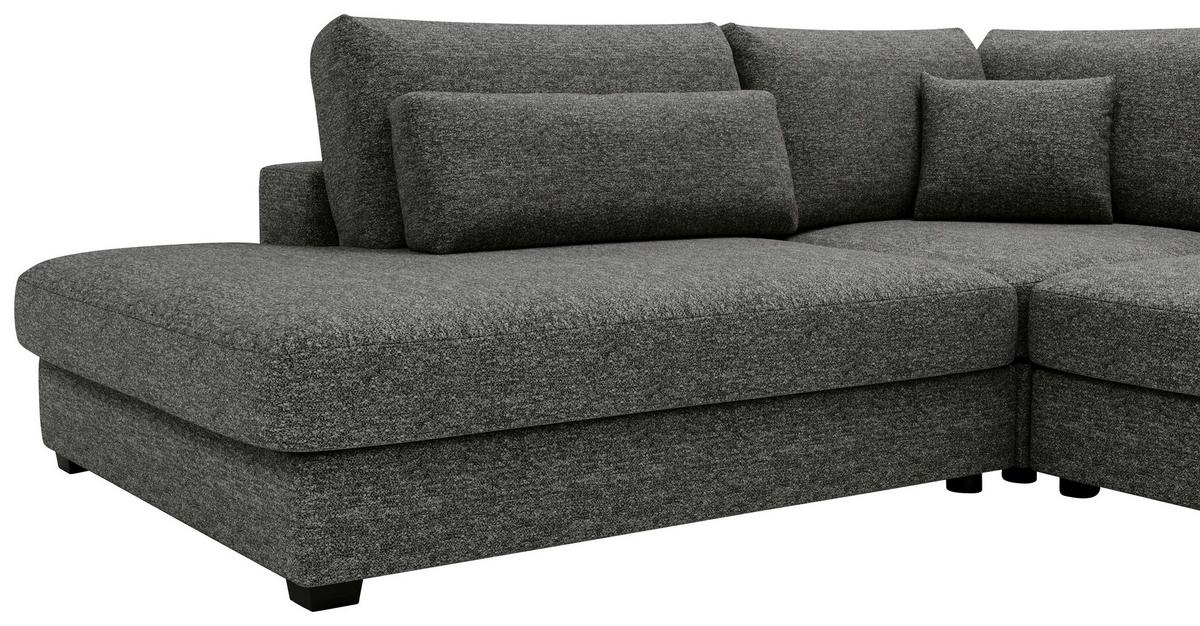 Sven Grau S: 244x332 Cm - Schwarz/Grau, Design, Textil (244/332cm) - Livetastic