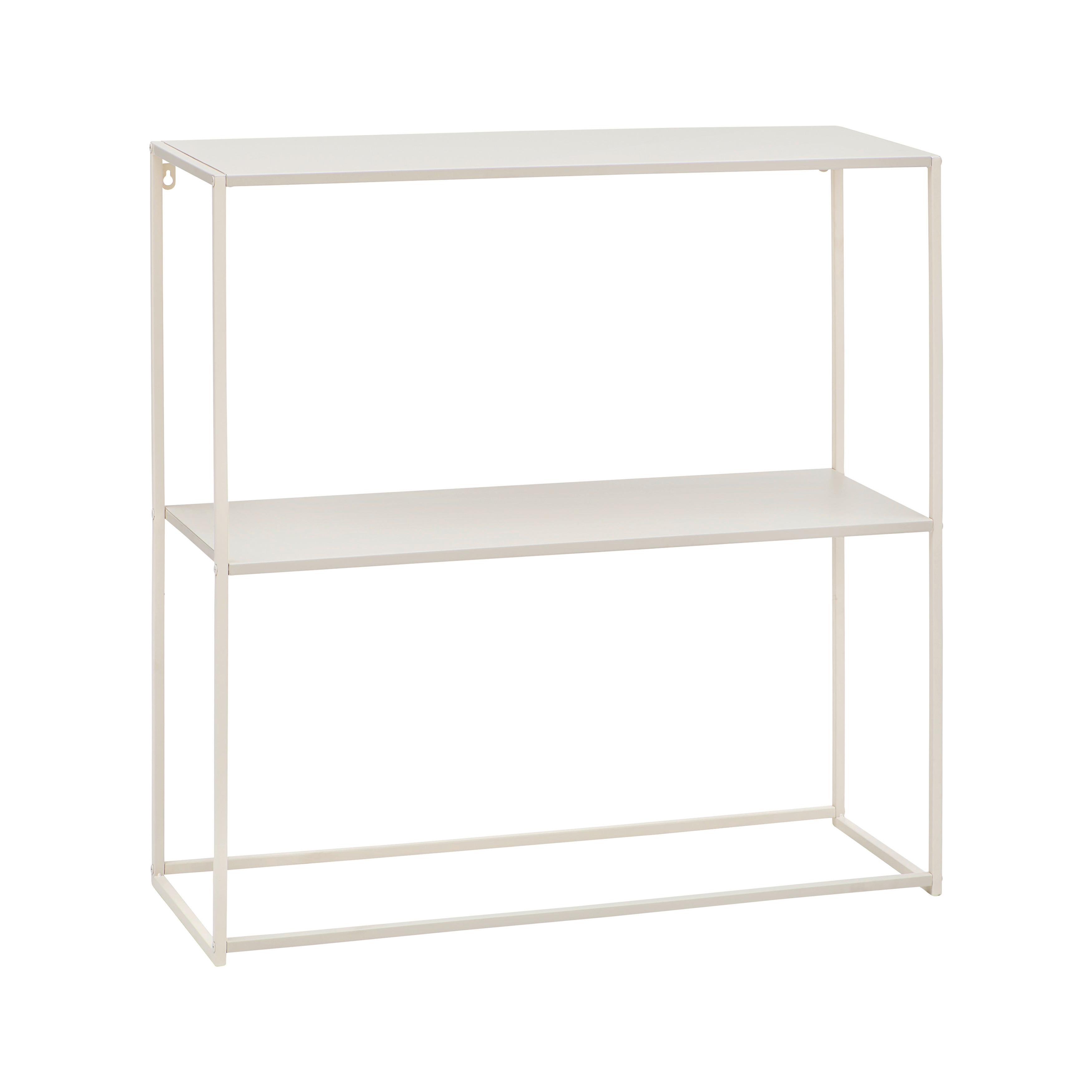 REGÁL CHLOE - pískové barvy, Moderní, kov (80/80/27cm) - Mömax