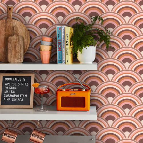 Vliestapete 118728 - Pink, Basics, Papier/Kunststoff (52/1000cm)