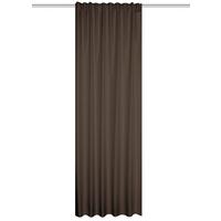 Wärmeschutzvorhang Eskamio - Braun, Basics, Textil (135/245cm)