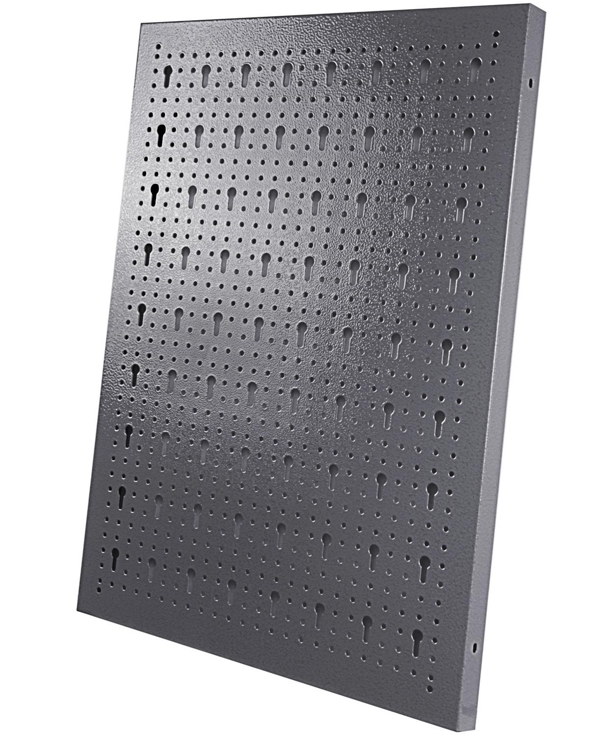 Werkzeug Lochwand Grau Metall B: 40,5 cm - Grau, Basics, Metall (40,5/57/1,5cm)