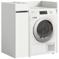 Waschmaschinenschrank Free Weiß B: 95 cm - Weiß, MODERN, Holzwerkstoff (95/101/60cm) - MID.YOU