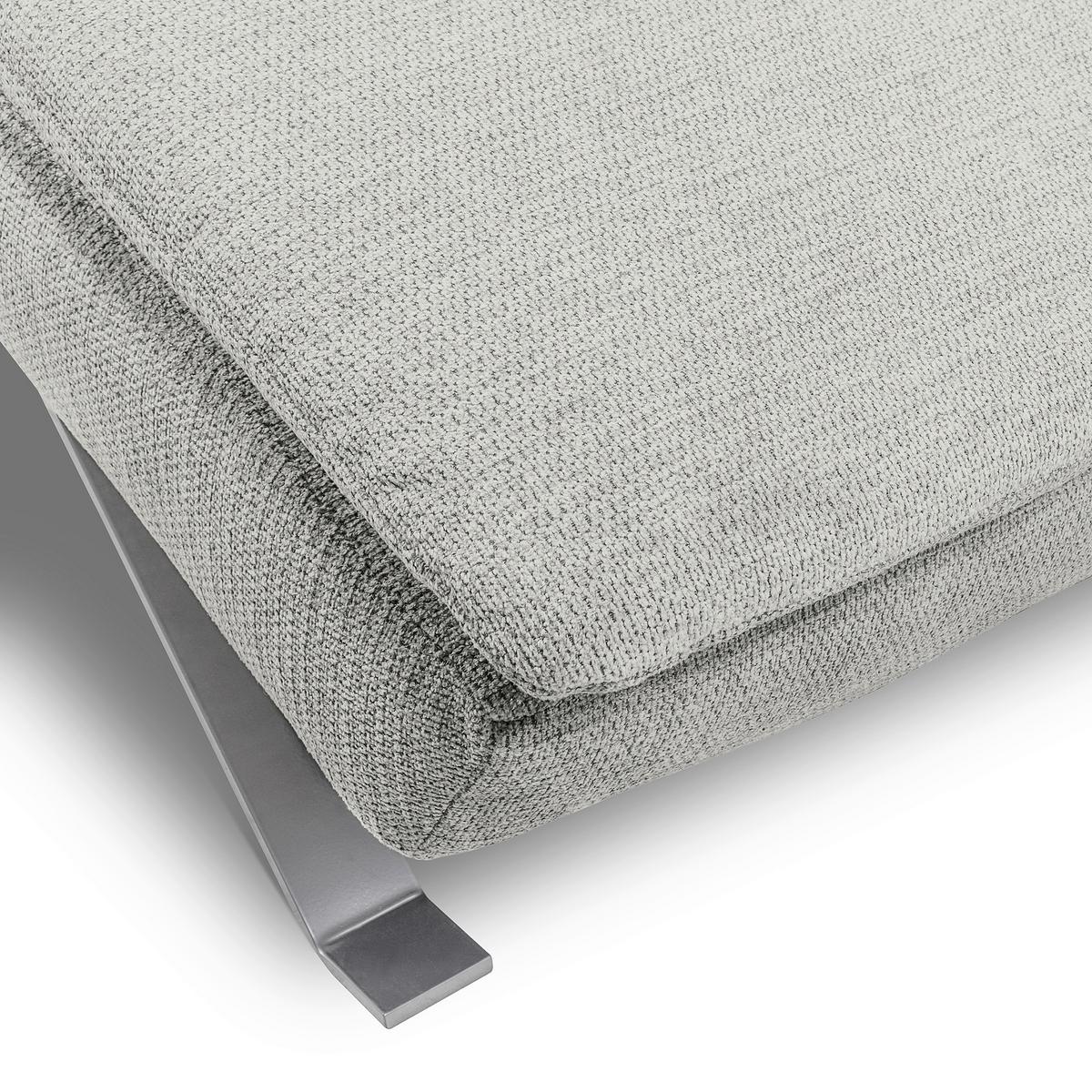 RELAXLIEGE Grau B: 65 cm - Silberfarben/Grau, Design, Textil (65/95/171cm) - Celina Home