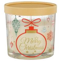 VONNÁ SVIEČKA CHRISTMAS -PAZ- - biela/ružová, Konventionell, prírodné materiály/sklo (9,5/11cm) - Modern Living