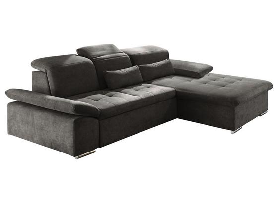 Wohnlandschaft Wayne Lc ca. 276x188 cm - Dunkelgrau/Silberfarben, KONVENTIONELL, Holzwerkstoff/Textil (276/188cm) - Carryhome Wohnlandschaft Wayne Lc ca. 276x188 cm - Dunkelgrau/Silberfarben, KONVENTIONELL, Holzwerkstoff/Textil (276/188cm) - Carryhome