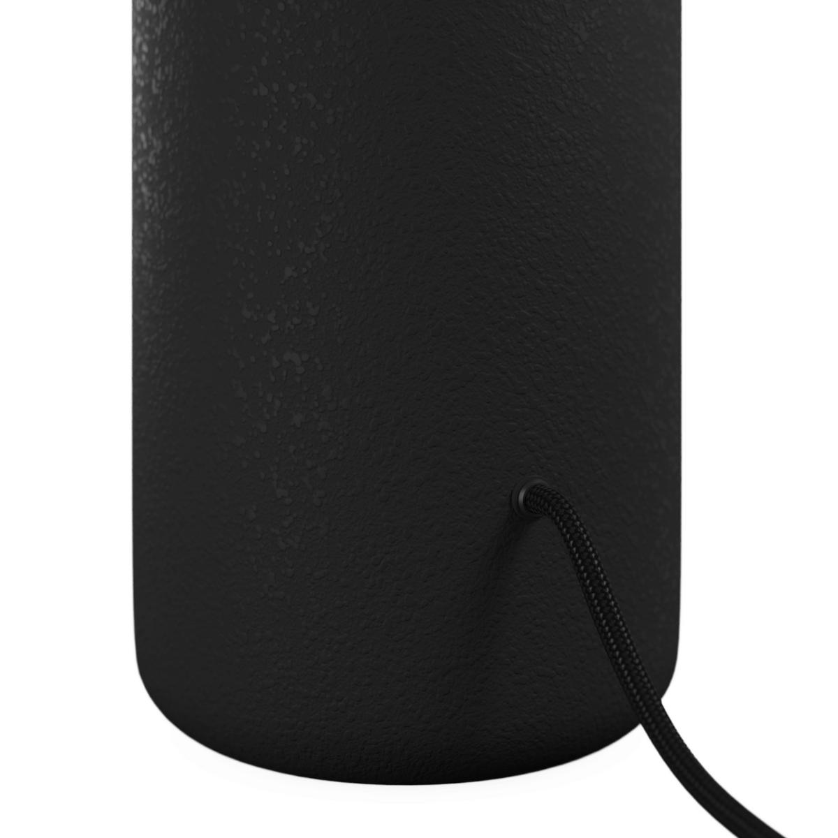STOLNÍ LAMPA AMORA - bílá/černá, Moderní, kov/keramika (20/52,5cm) - Bessagi Home