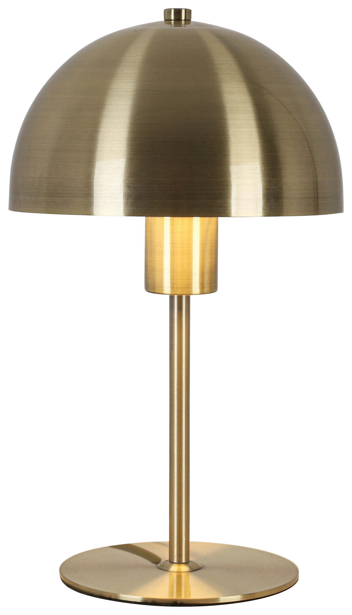 STOLNÍ LAMPA MUSCH - černá/barvy mosazi, Moderní, kov/plast (18/30cm) - Mömax