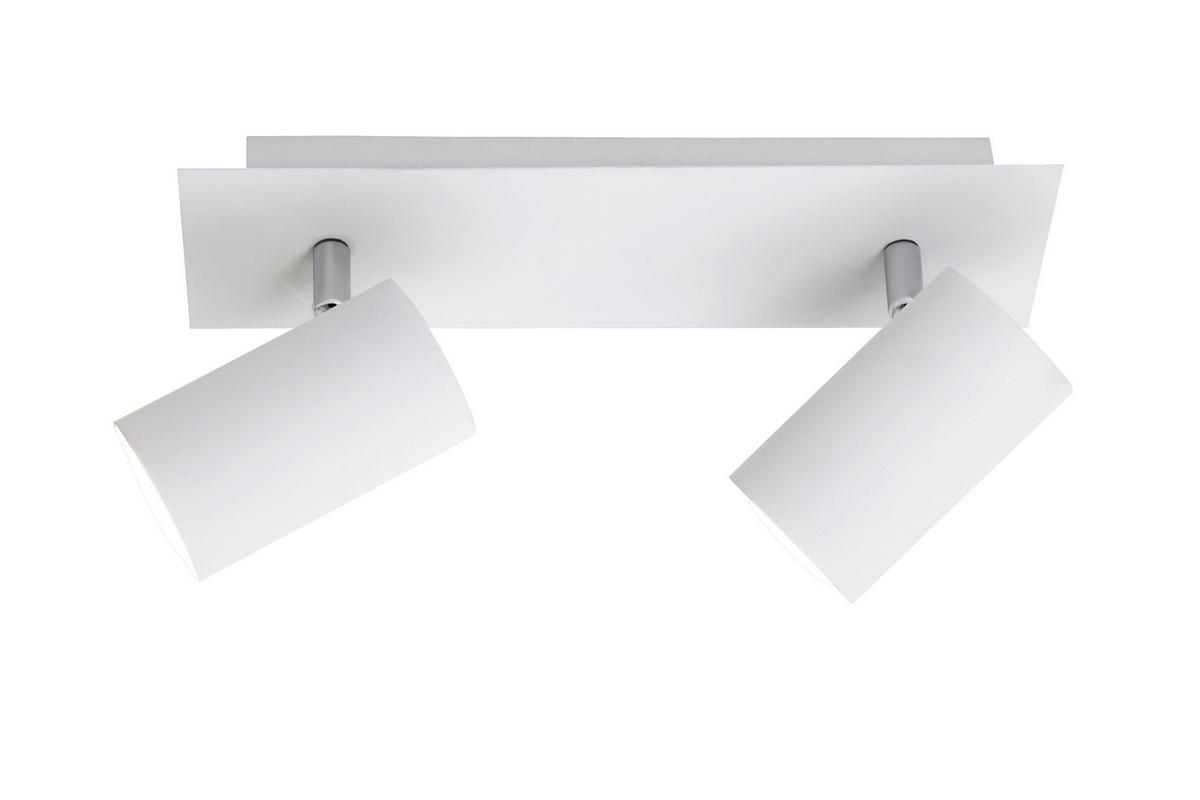 Strahler Marley 2-Flammig verstellbar L: 30 cm - Weiß, Basics, Metall (30/9/15cm) - Trio Leuchten