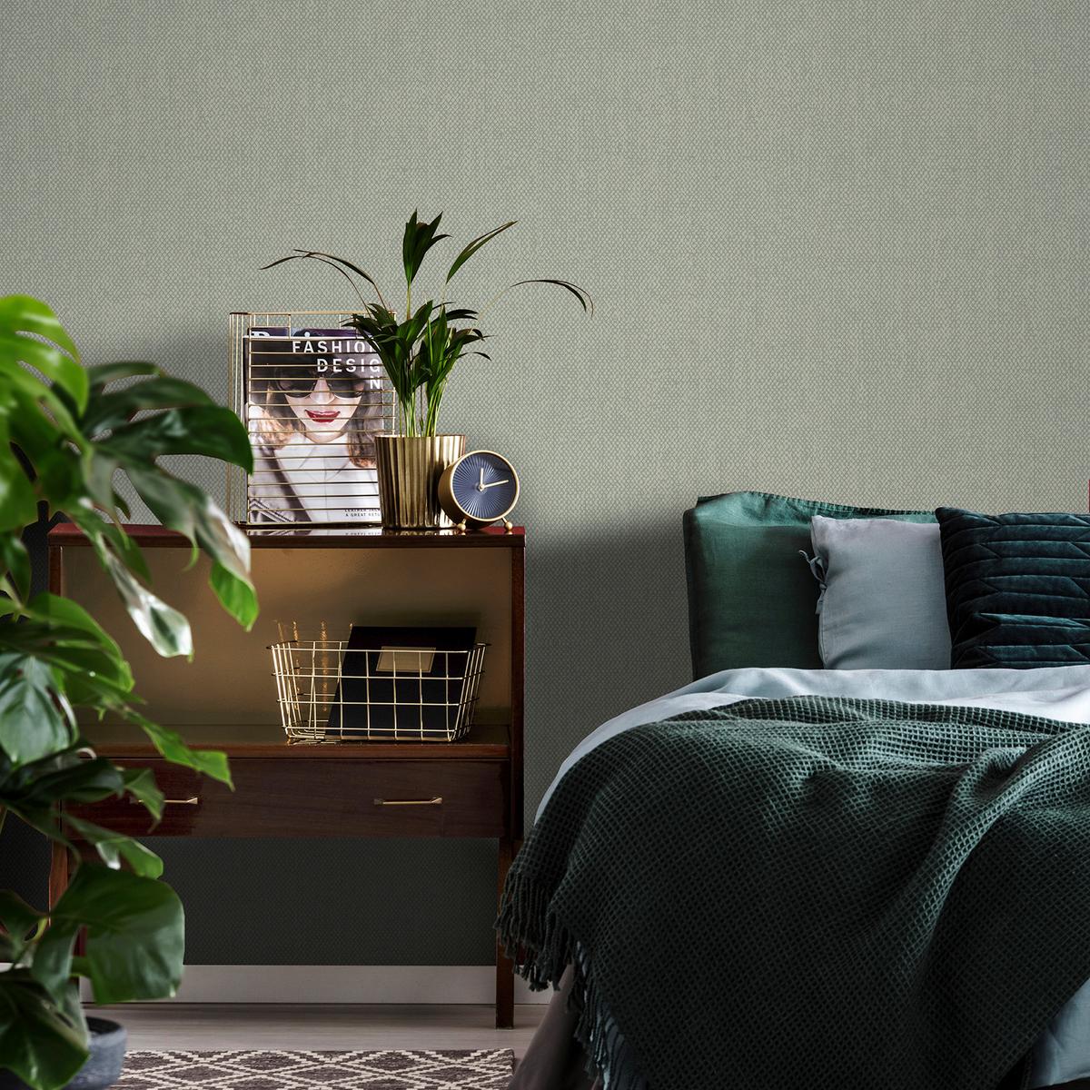 Vliestapete 104636 - Grau, Basics, Papier/Kunststoff (52/1000cm)