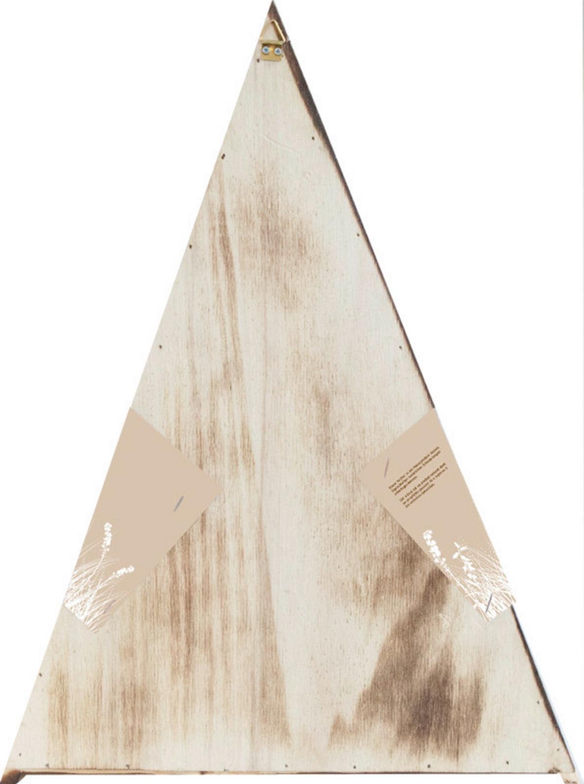 Insektenhotel Trigon - Rot, Basics, Holz (36,5/48,5/9,5cm)