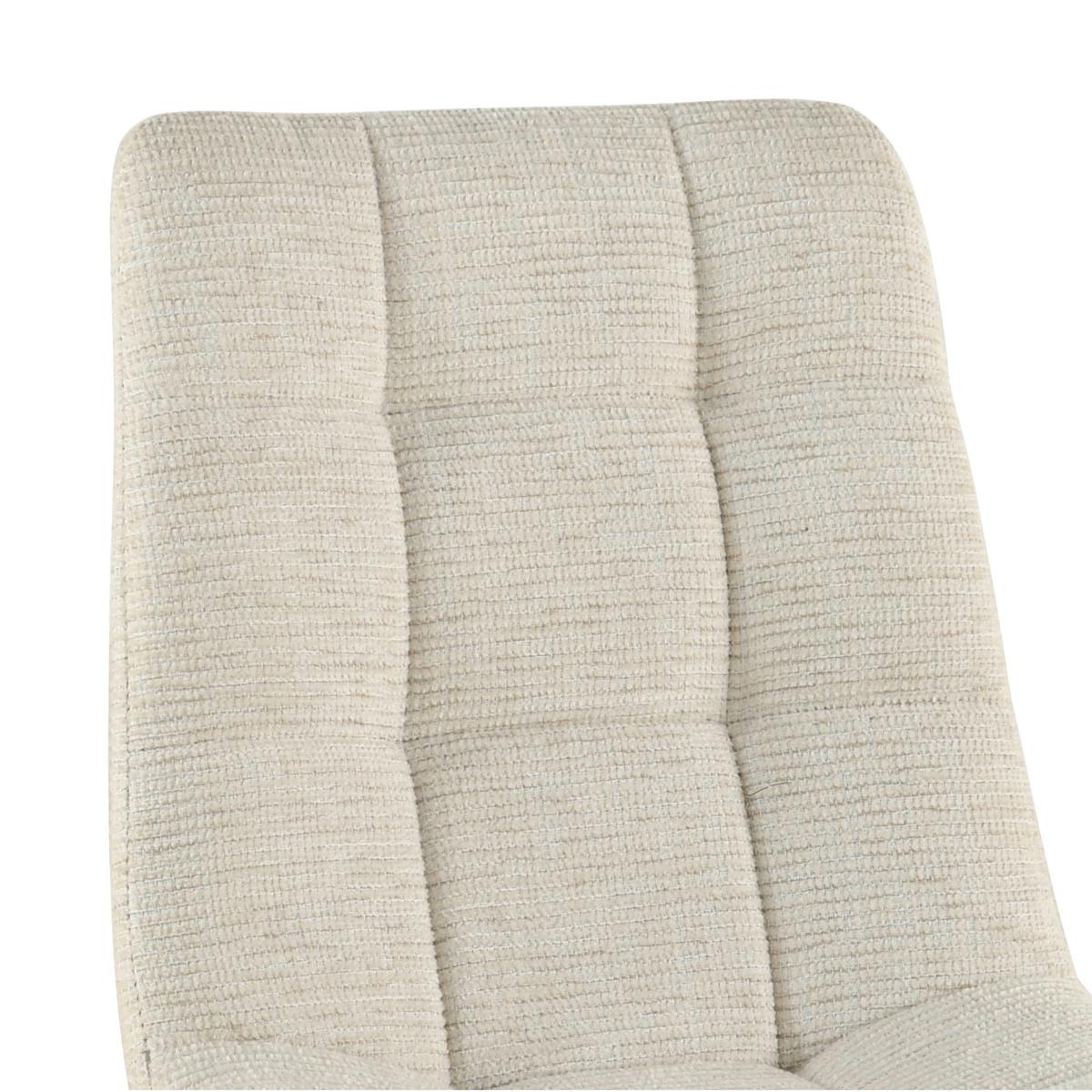 Polsterstuhl Lech beige - Beige/Schwarz, KONVENTIONELL, Holz/Textil (45/88/55cm)