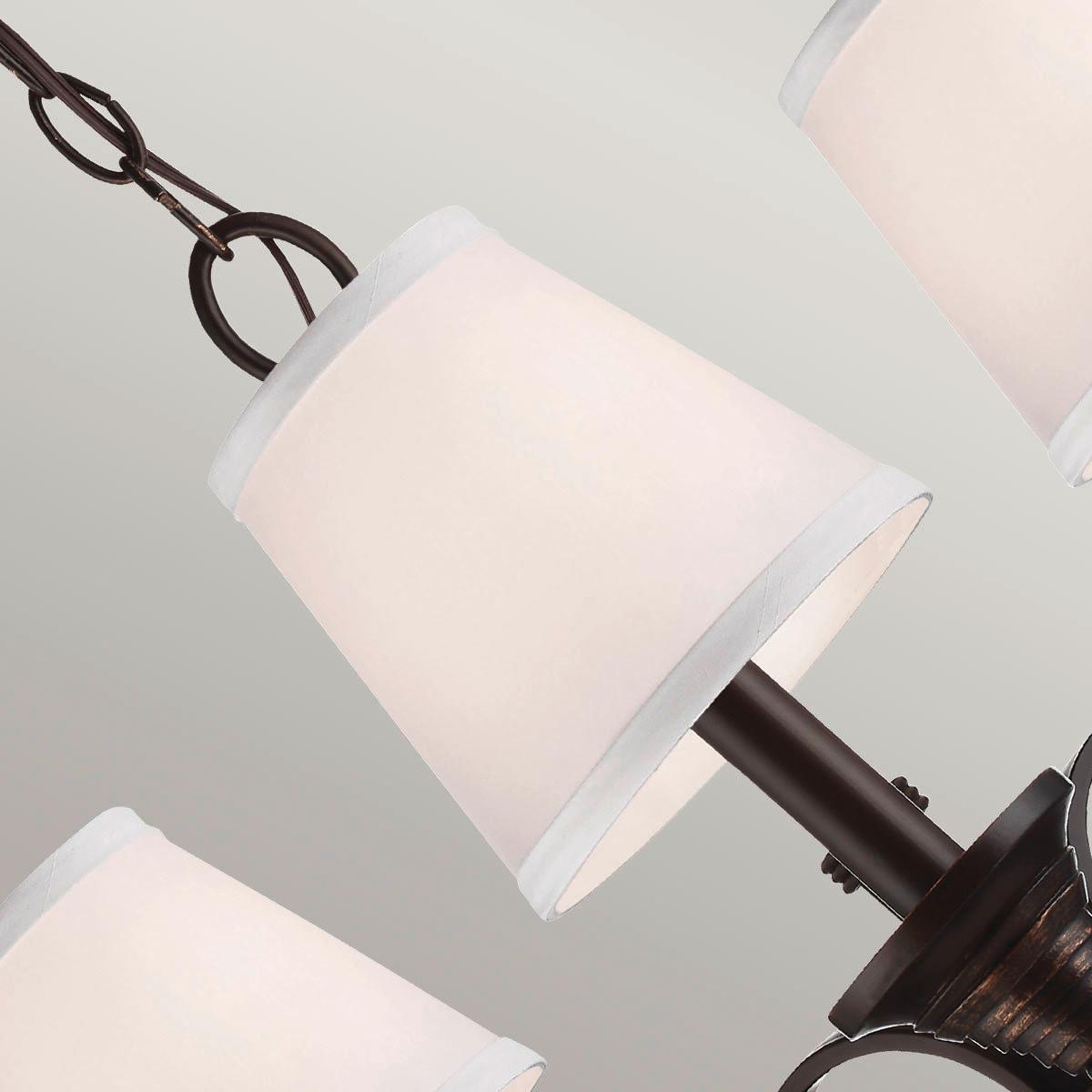 Kronleuchter Fe-Arbor-Creek3 - Bronzefarben, KONVENTIONELL, Metall (55.9 /67.3cm) - Elstead Lighting