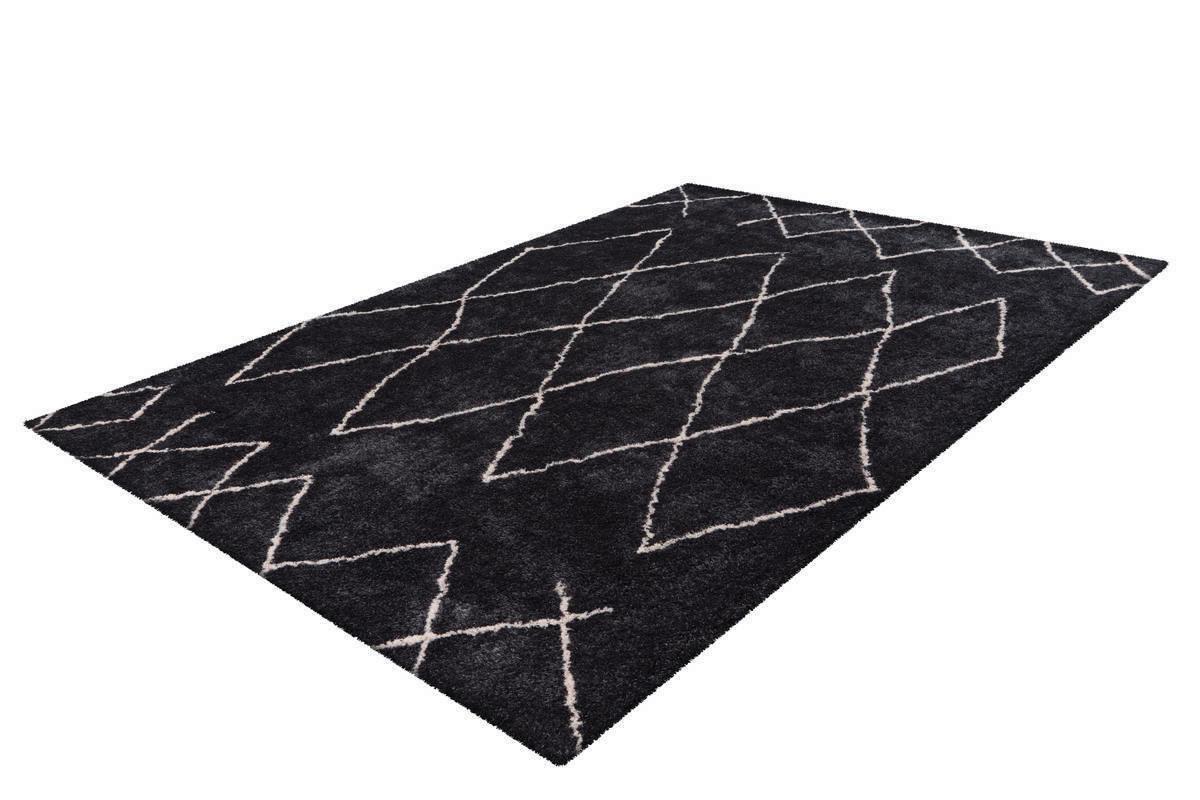 Hochflor Teppich Anthrazit Orlando 200x290 Cm - Anthrazit, Design, Textil (200/290cm) - Kayoom