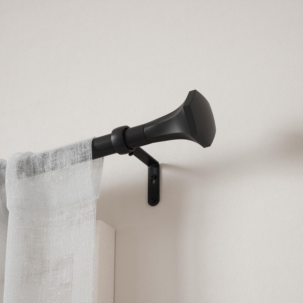 TYČ NA ZÁVĚSY SITA - černá, Konvenční, kov/plast (382cm) - Umbra