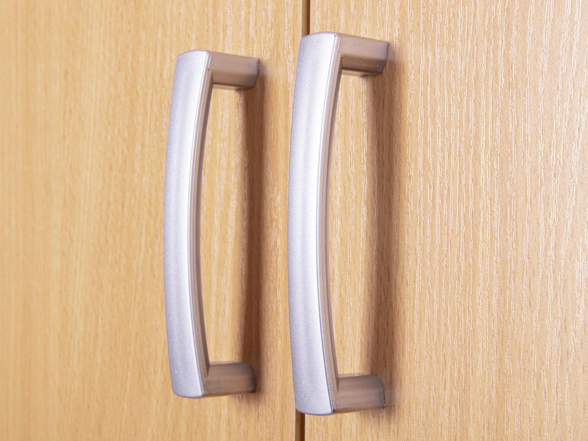 Mehrzweckschrank Vetra Buchefarben Dekor 70x189 cm - Buchefarben/Schwarz, Basics, Holzwerkstoff (70/189/34cm) - MID.YOU