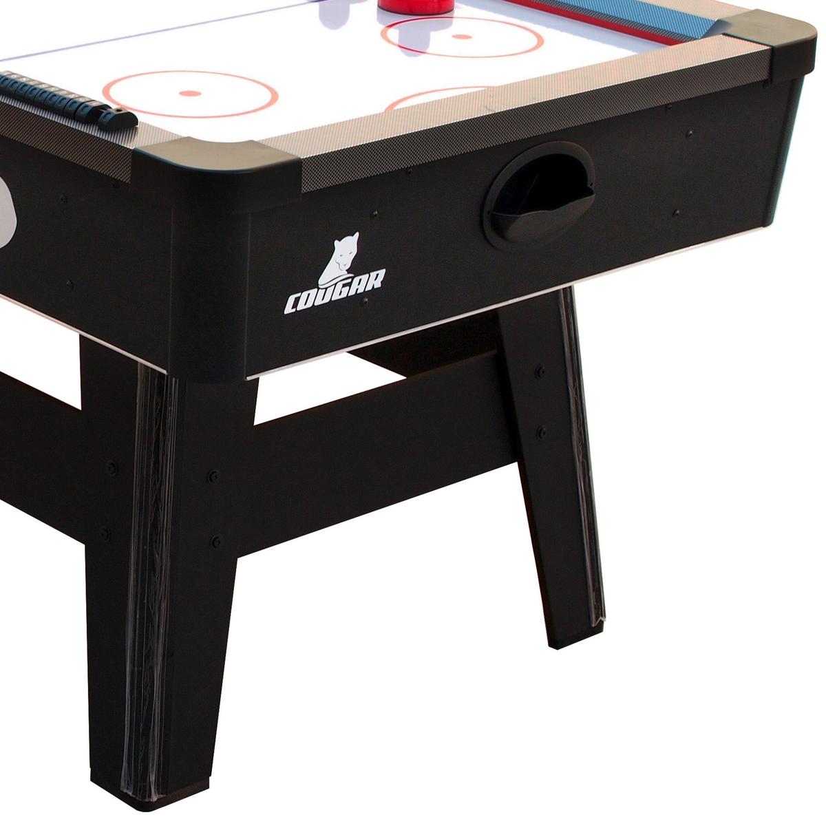 Tisch-eishockey Hattrick Hero L: 183 Cm Rot/schwarz/weiß - Rot/Schwarz, Basics, Holz (97/81/183cm) - Ambia Garden