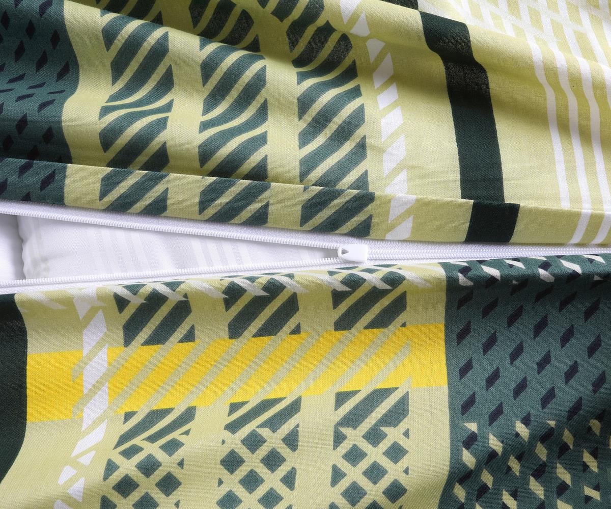 Ágyneműhuzat-garnitúra Ramona - sötétsárga/sötétzöld, Modern, textil - Luca Bessoni