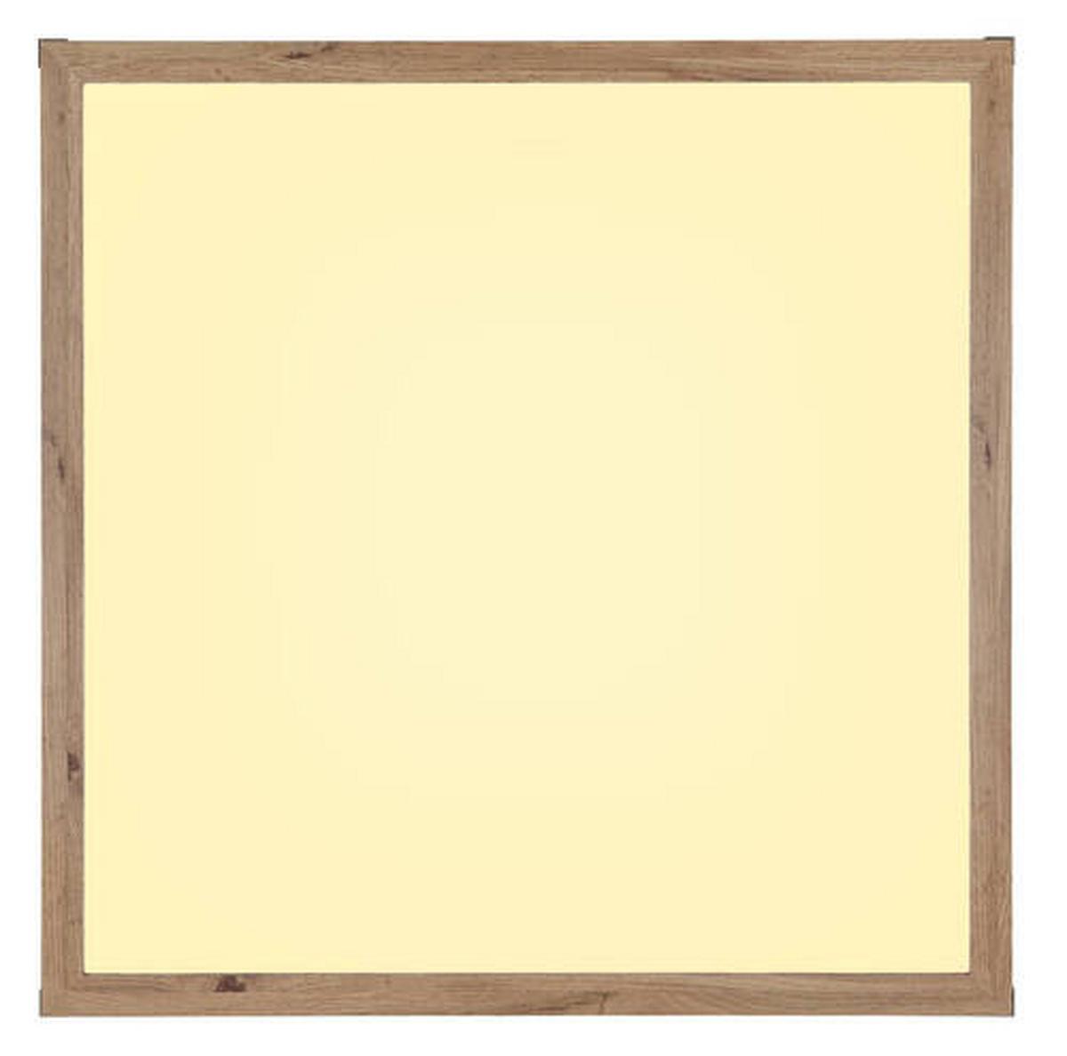 LED-Deckenleuchte 41589d3 - Dunkelbraun/Opal, Natur, Holzwerkstoff/Kunststoff (60/60/7,5cm) - Globo