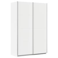 Schwebetürenschrank B: 136cm Feldkirch Alpinweiß - Weiß, MODERN, Holzwerkstoff (136/210/62cm)