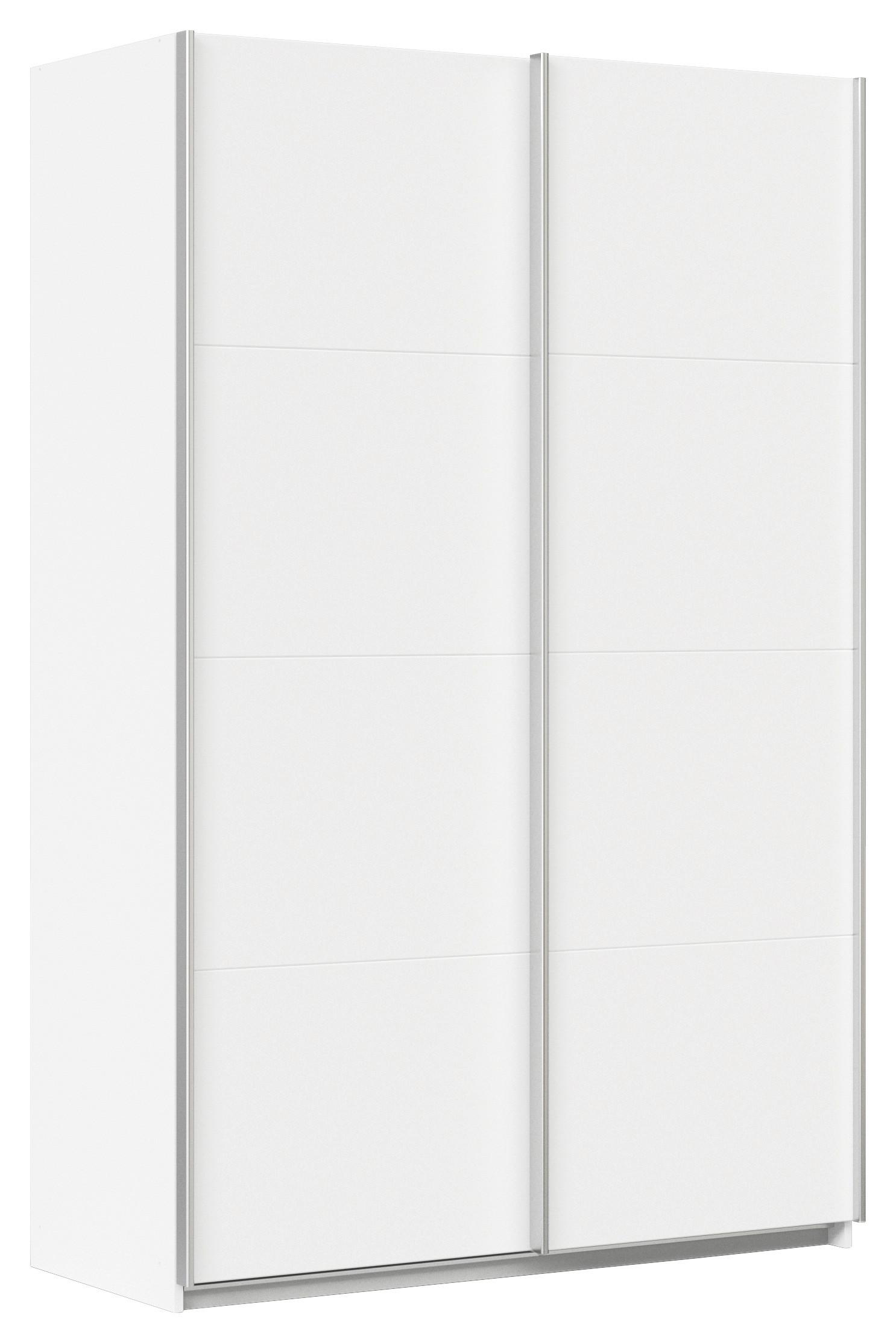 Schwebetürenschrank B: 136cm Feldkirch Alpinweiß