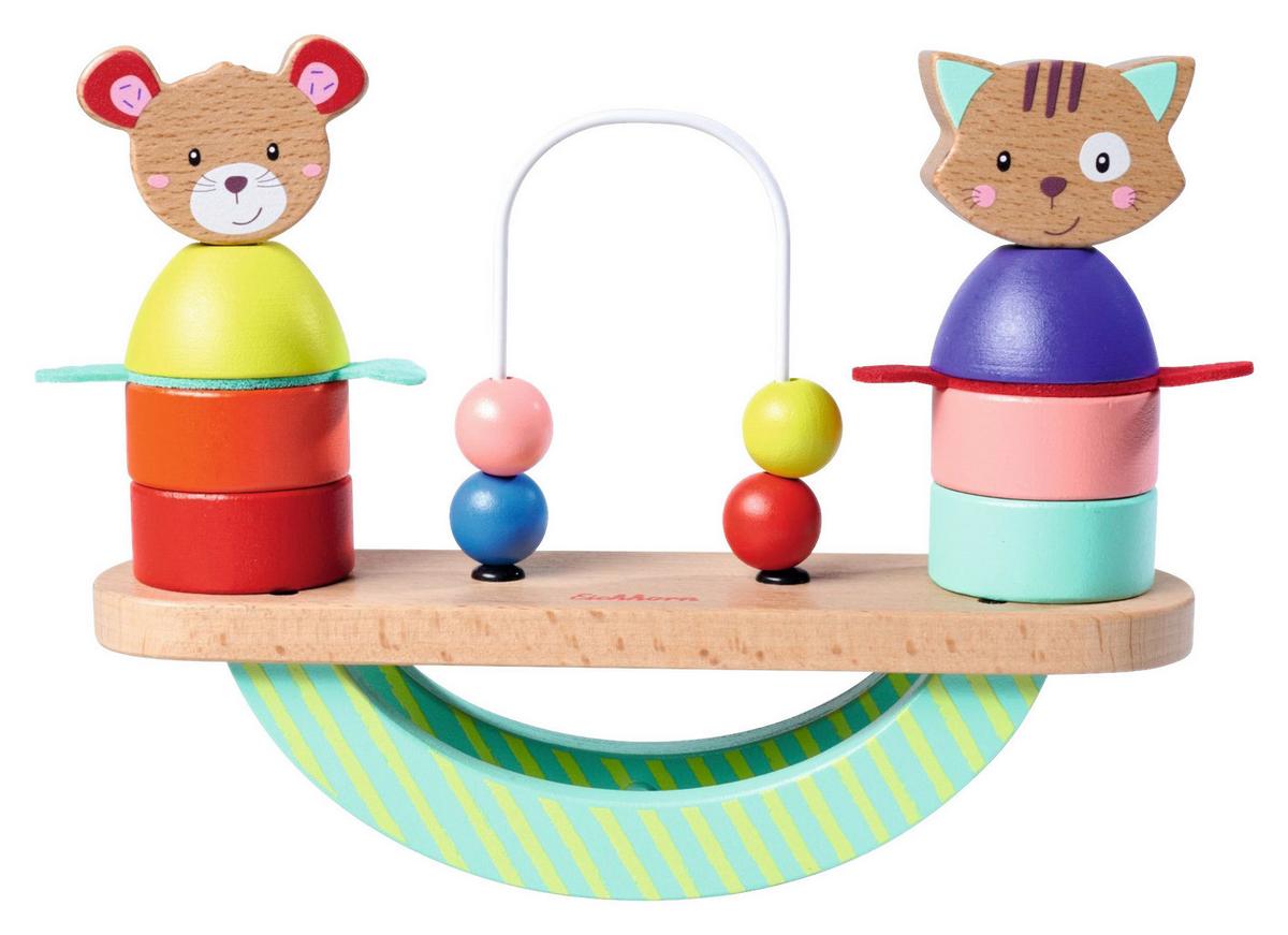 Stapelspiel Friends 11-Teilig. - Multicolor, Basics, Holz (5/22/17cm) - Eichhorn