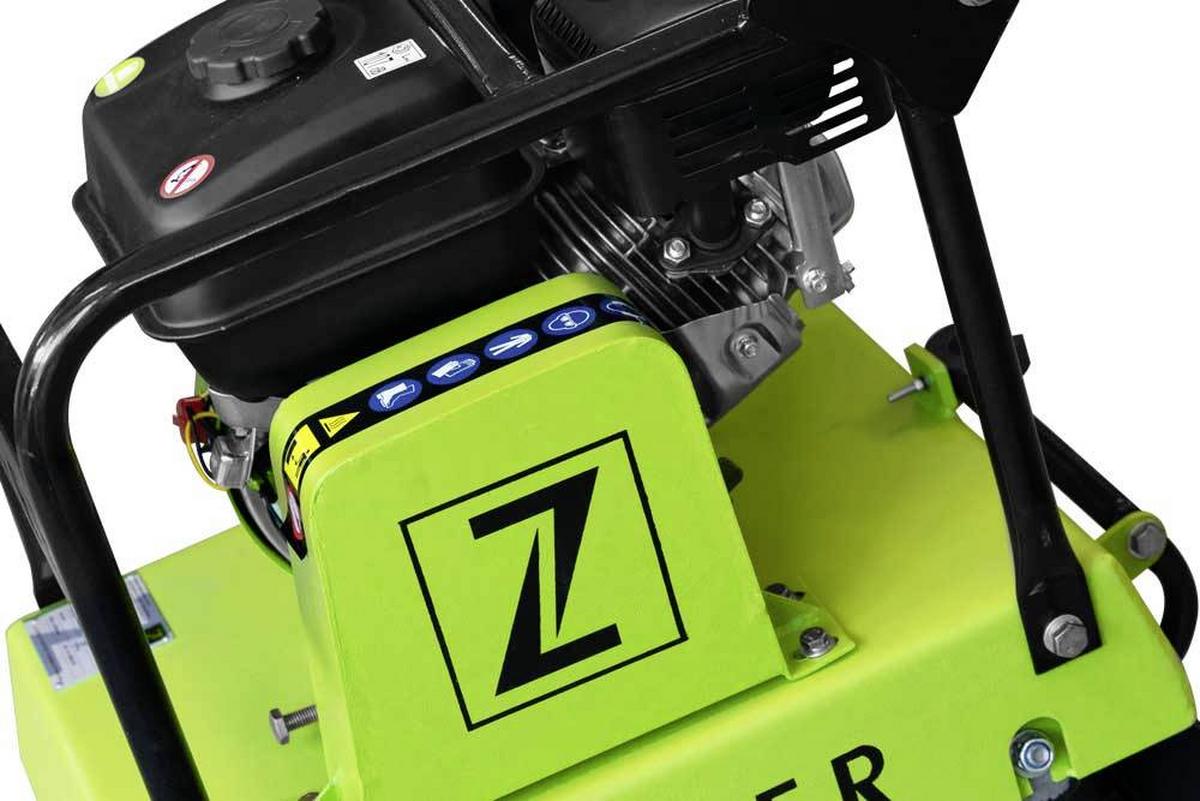 Rüttelplatte Zi-Rpe120gyn 4100 W 26 kN Gummimatte - Grün, Basics, Metall (45/95/92cm) - Zipper