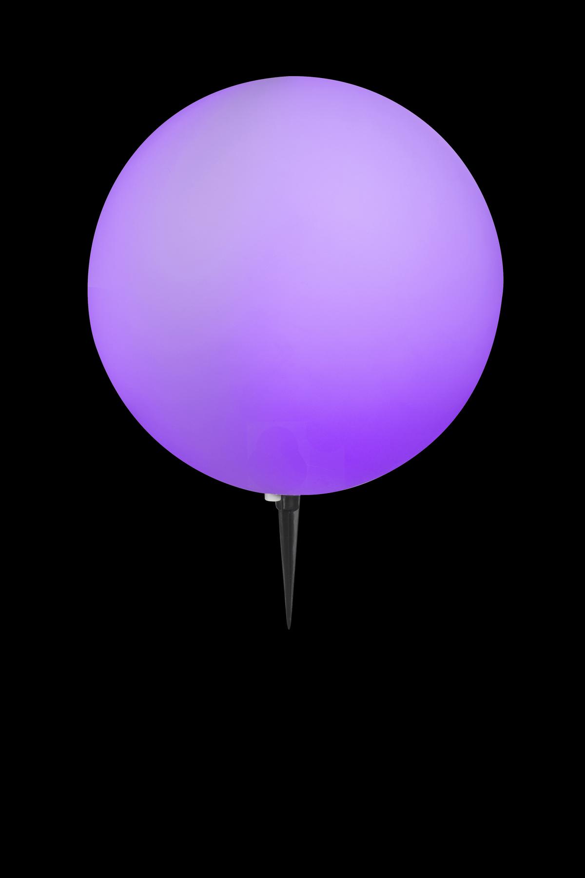 Außenstehleuchte 31776 Toula - Schwarz/Weiß, Design, Kunststoff (40/56cm) - Globo