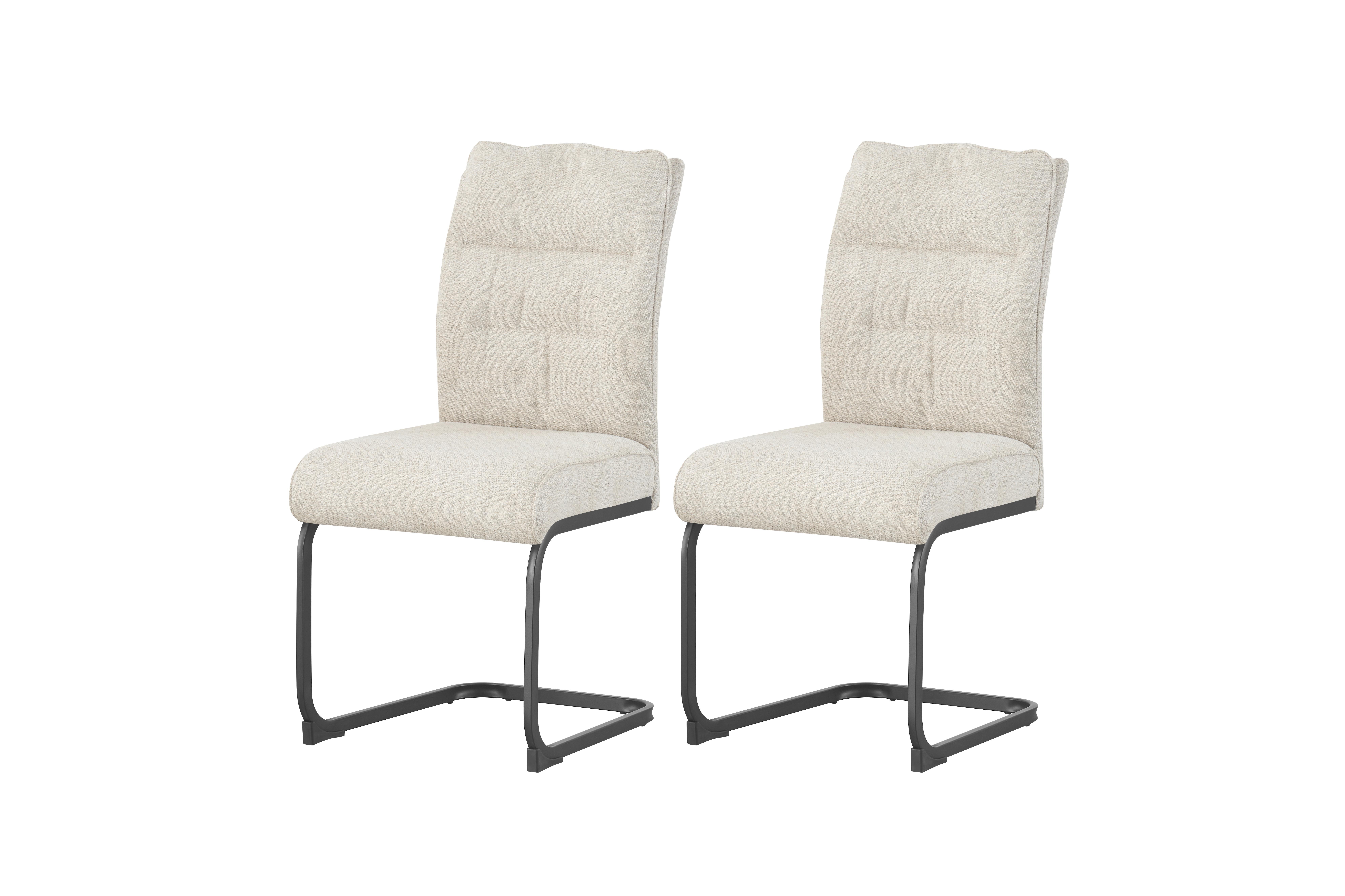 Schwingstuhl-Set Frieda Creme B: 47 cm