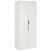 Aktenschrank Carlos 2-Türig Weiß, B: 75 cm - Weiß, Trend, Holzwerkstoff (75/182,1/40cm)
