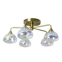 LED-DECKENLEUCHTE 1367645 LED DECKENLEUCHTE - Messingfarben, Design, Metall (23cm) - Näve