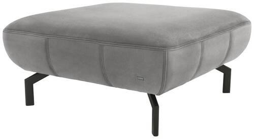 Hocker Looks Xiii - Schwarz/Grau, Design, Textil (83/44/83cm) - LOOKS by W.Joop