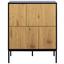 Anrichte Seaford B: 80 cm Schwarz - Eichefarben/Schwarz, MODERN, Holzwerkstoff/Metall (80/103/40cm) - Xora Anrichte Seaford B: 80 cm Schwarz - Eichefarben/Schwarz, MODERN, Holzwerkstoff/Metall (80/103/40cm) - Xora