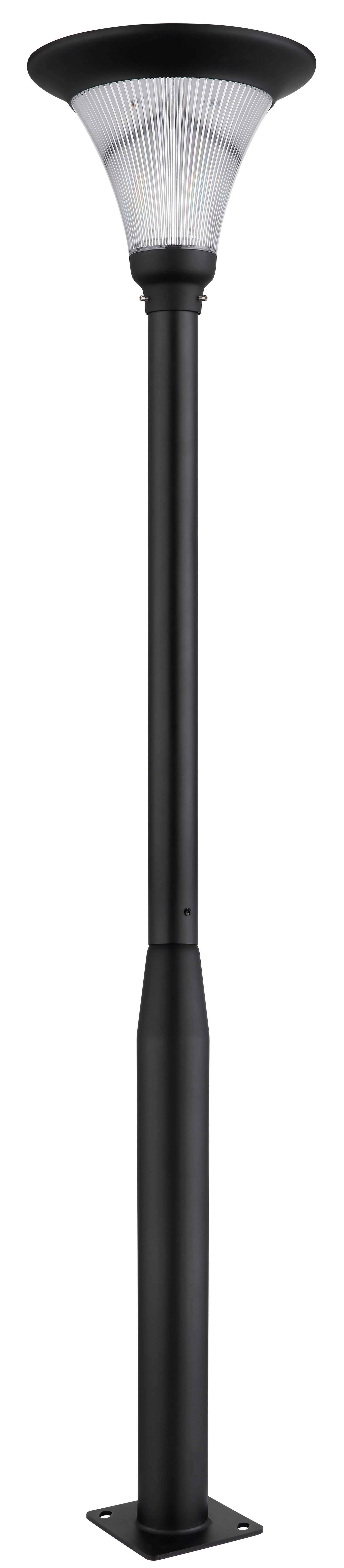 Solarleuchte 3000-6500k - Klar/Schwarz, Design, Glas/Kunststoff (42,5/336cm) - Globo