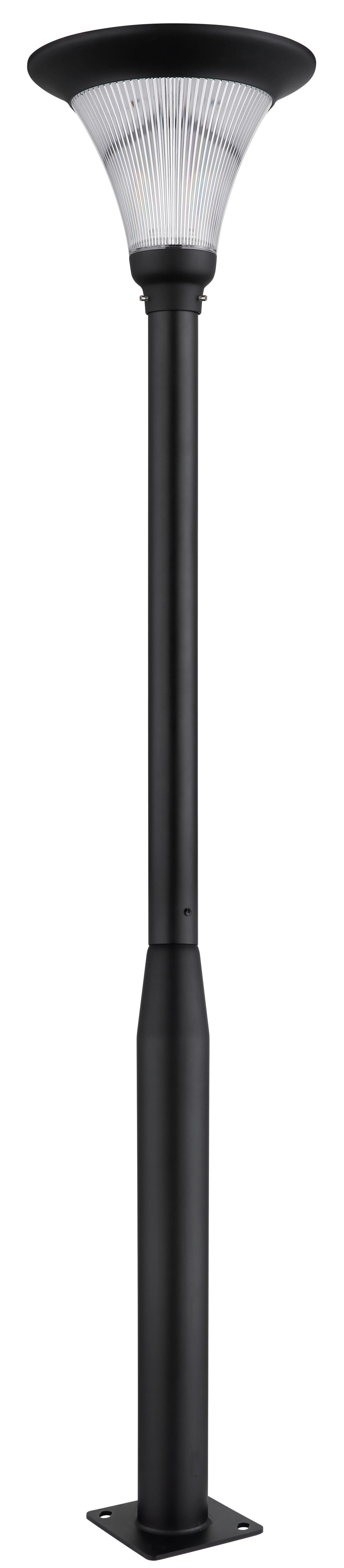 Solarleuchte 3000-6500k - Klar/Schwarz, Design, Glas/Kunststoff (42,5/336cm) - Globo