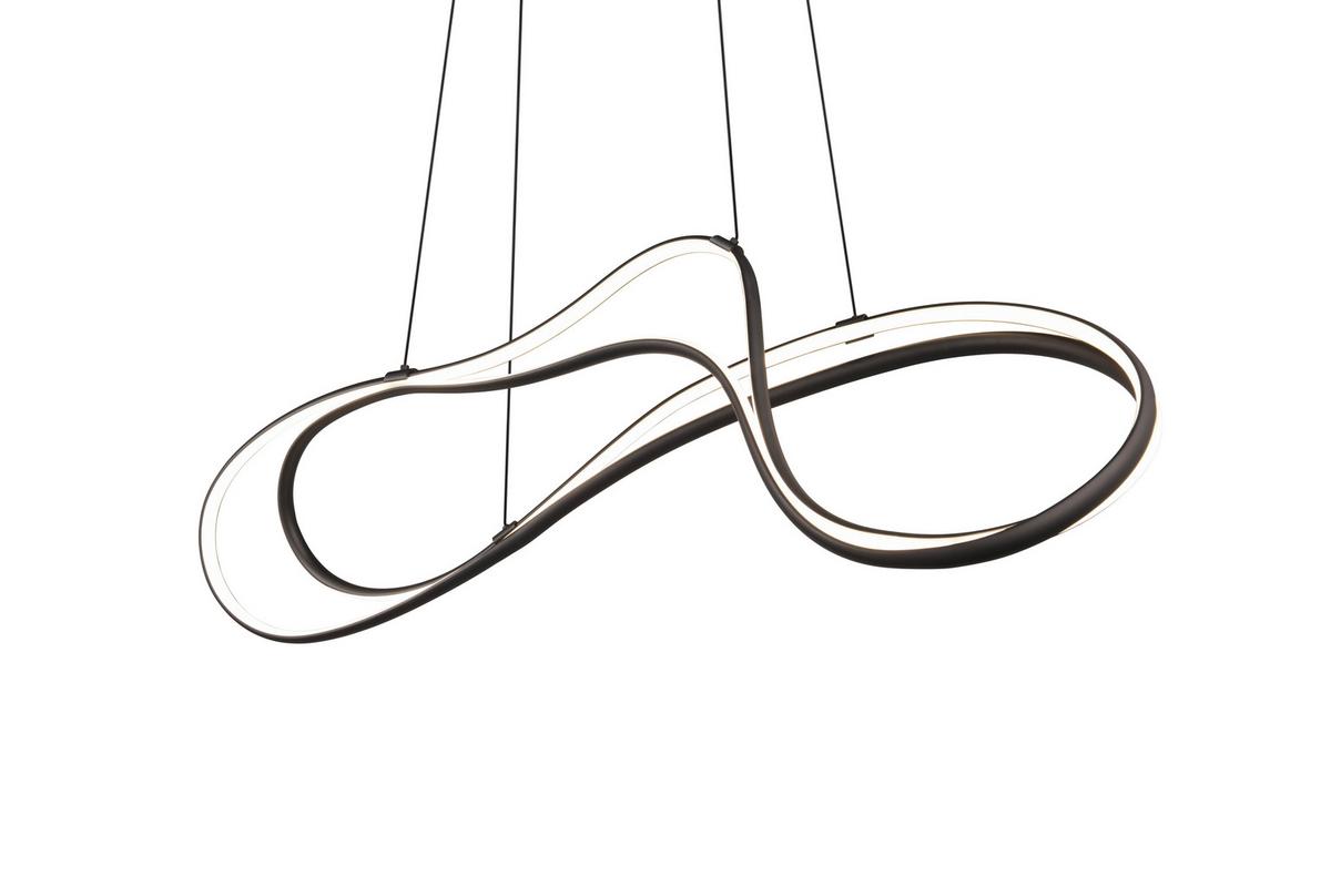 LED-Hängeleuchte 344310132  Nala - Schwarz, Design, Metall (113/24/150cm) - Trio Leuchten
